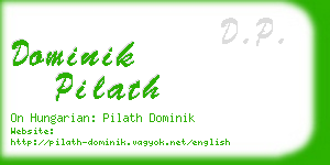 dominik pilath business card